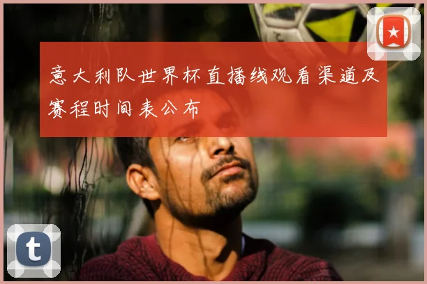 意大利队世界杯直播线观看渠道及赛程时间表公布