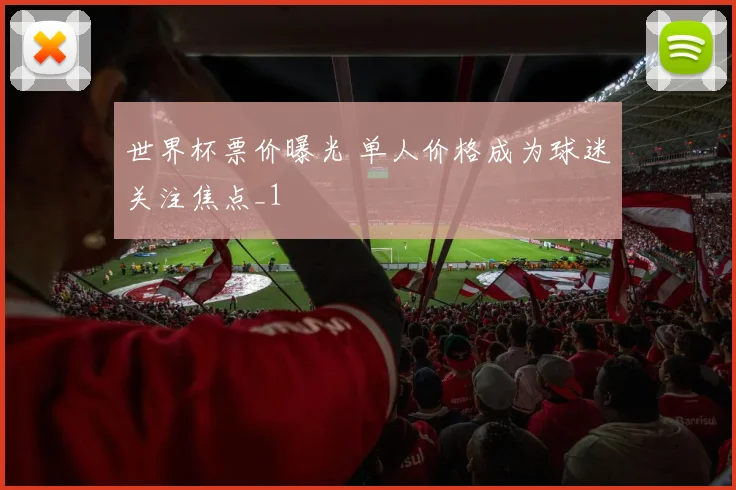 世界杯票价曝光 单人价格成为球迷关注焦点_1